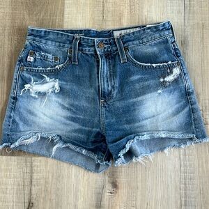 ADRIANO GOLDSCHMIED “Sadie” High-Rise short in size 25” waist, 11” length .